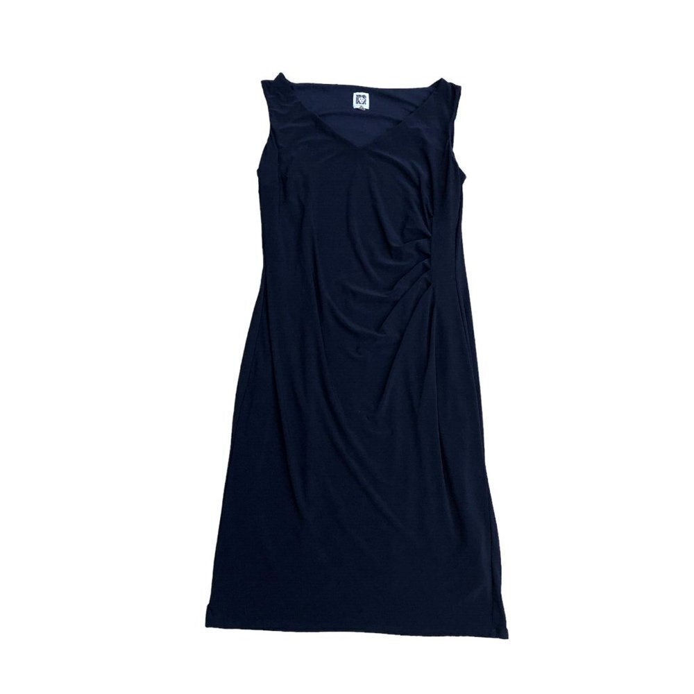 ANNE KLEIN Sleeveless Dress Women's 12 Black Long Cocktail Elegant​​​​